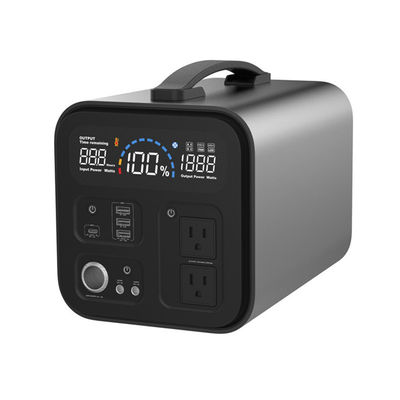 Système d'énergie éolienne de 1000 W US 24 V Station électrique au lithium portable Résistant aux chocs